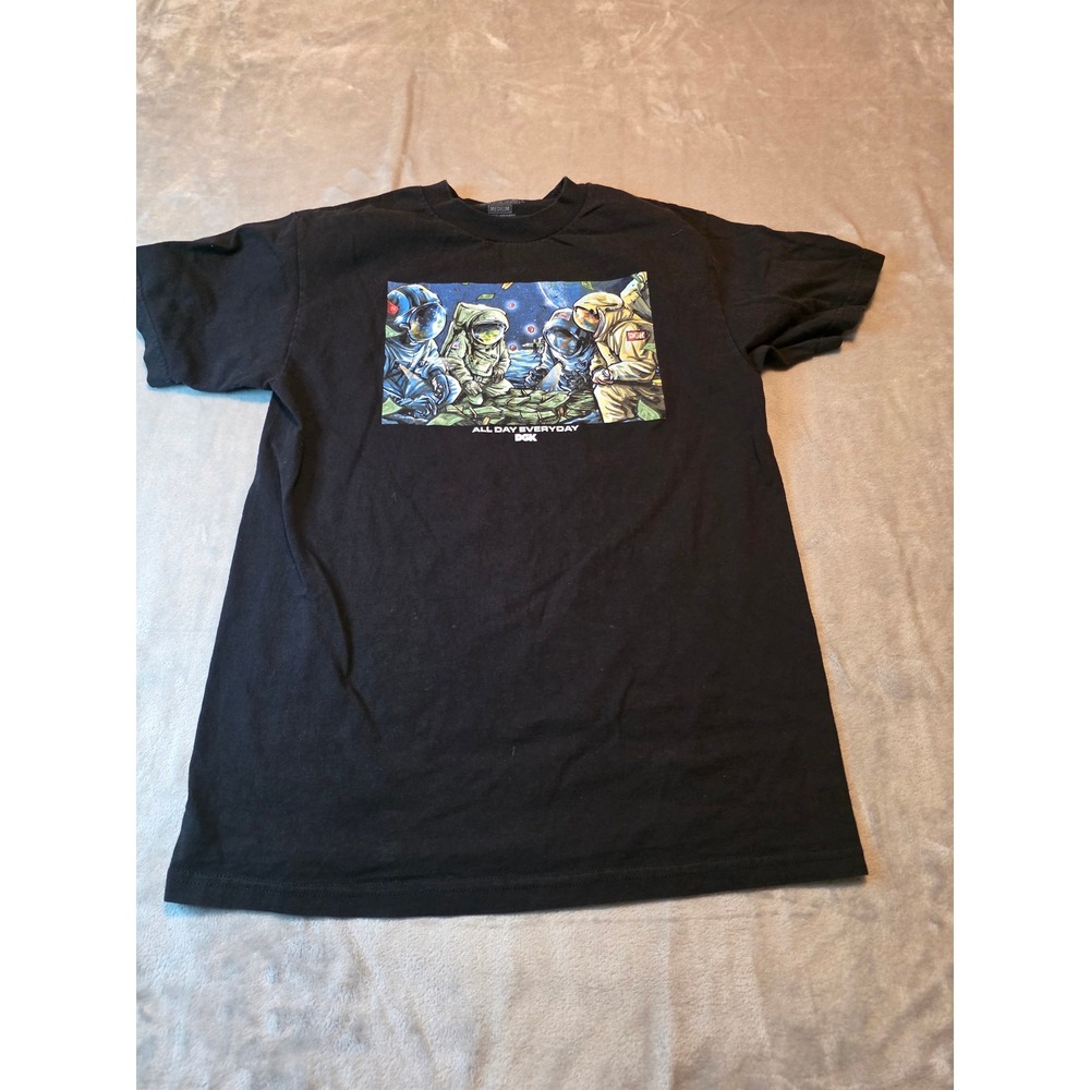 DGK T-Shirt Mens Medium Black All Day Everyday Astronaut Graphic Tee